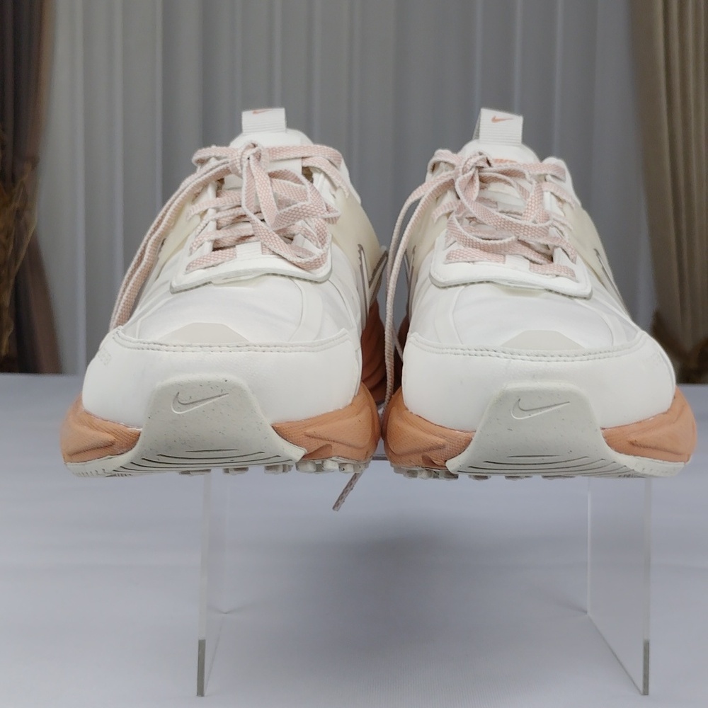 Nike Women's White and Peach Athletic Sneakers - Picture 8 of 16